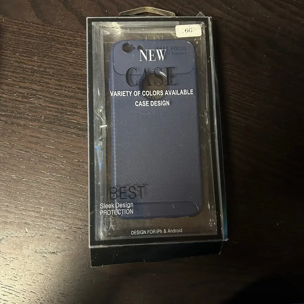 New Fast Focus Iphone 6 6S Navy Blue Phone Case Sleek Design Protection